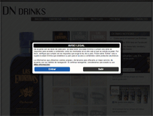 Tablet Screenshot of dndrinks.com